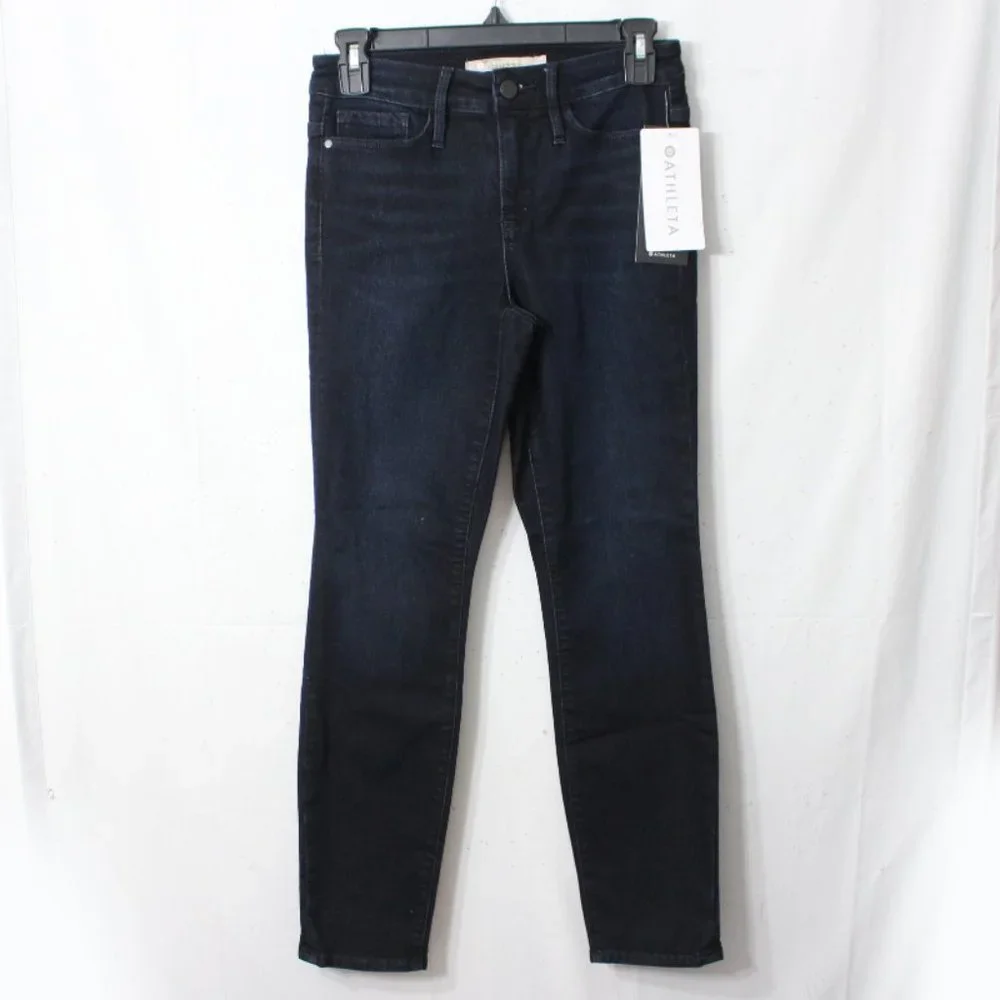 NWT Athleta Overdye Ankle Skinny Sculptek Jeans Size 0 - Picture 5 of 6
